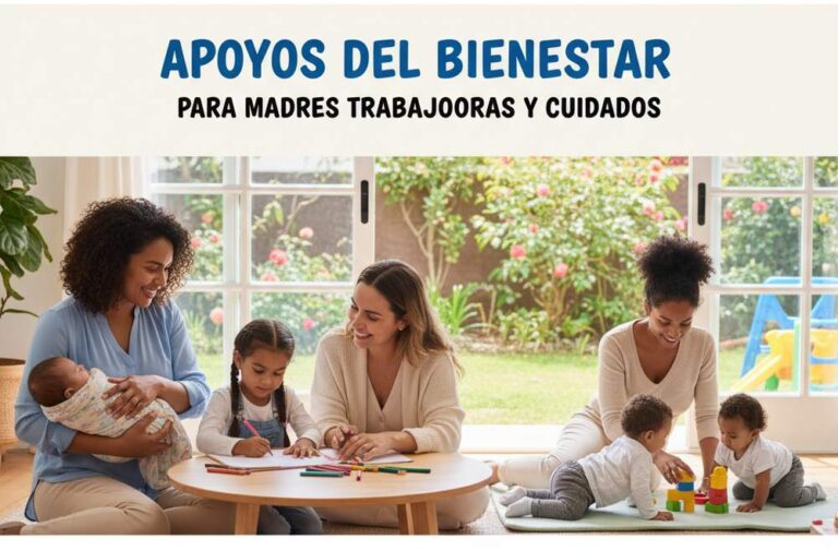 Lee más sobre el artículo Apoyos del Bienestar para madres trabajadoras y cuidados
