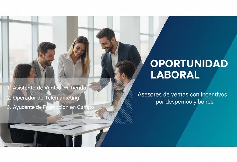 En este momento estás viendo Asesores de ventas con incentivos por desempeño y bonos