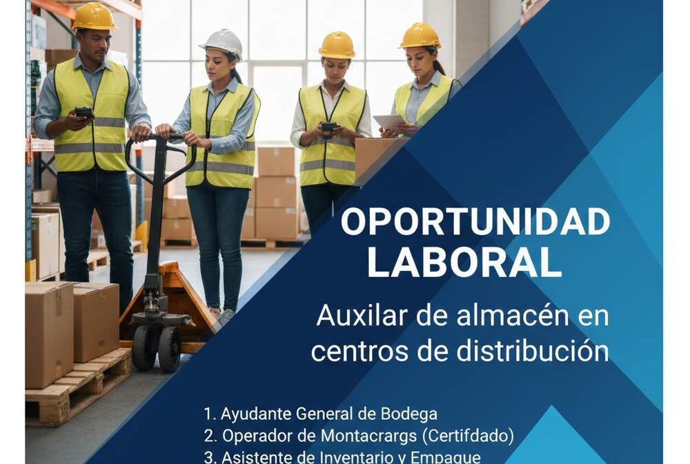 Lee más sobre el artículo Auxiliar de almacén en centros de distribución