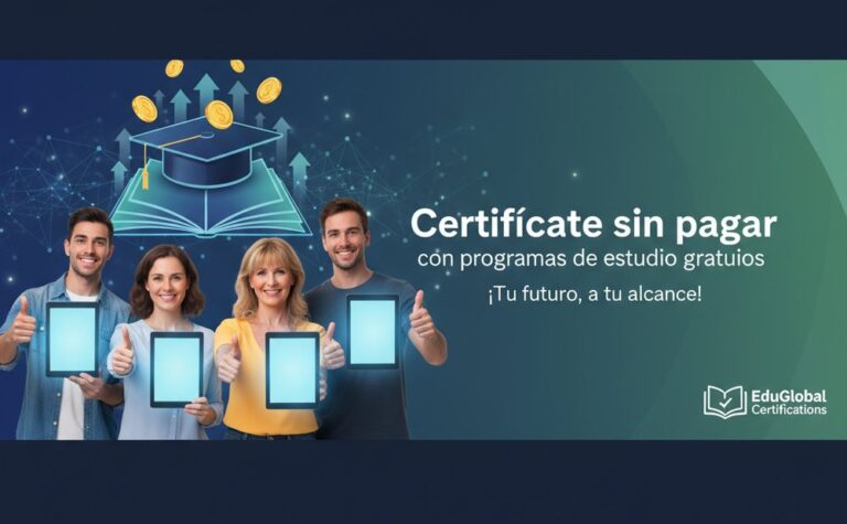 Lee más sobre el artículo Certifícate sin pagar con programas de estudio gratuitos