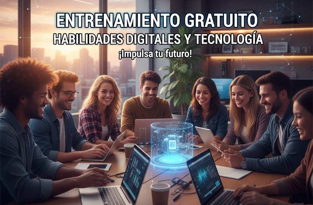 Lee más sobre el artículo Entrenamiento gratuito en habilidades digitales y tecnología