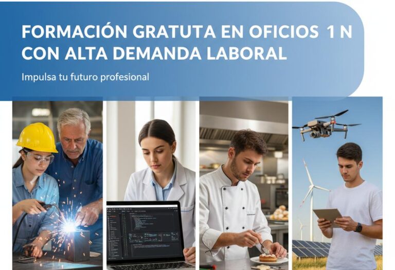 Lee más sobre el artículo Formación gratuita en oficios con alta demanda laboral