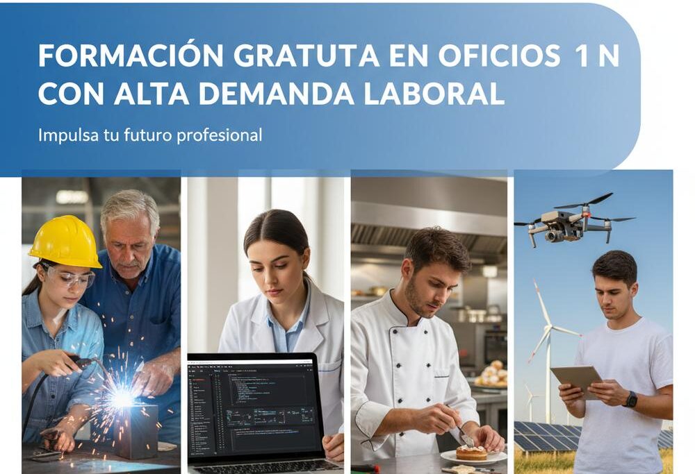 Lee más sobre el artículo Formación gratuita en oficios con alta demanda laboral