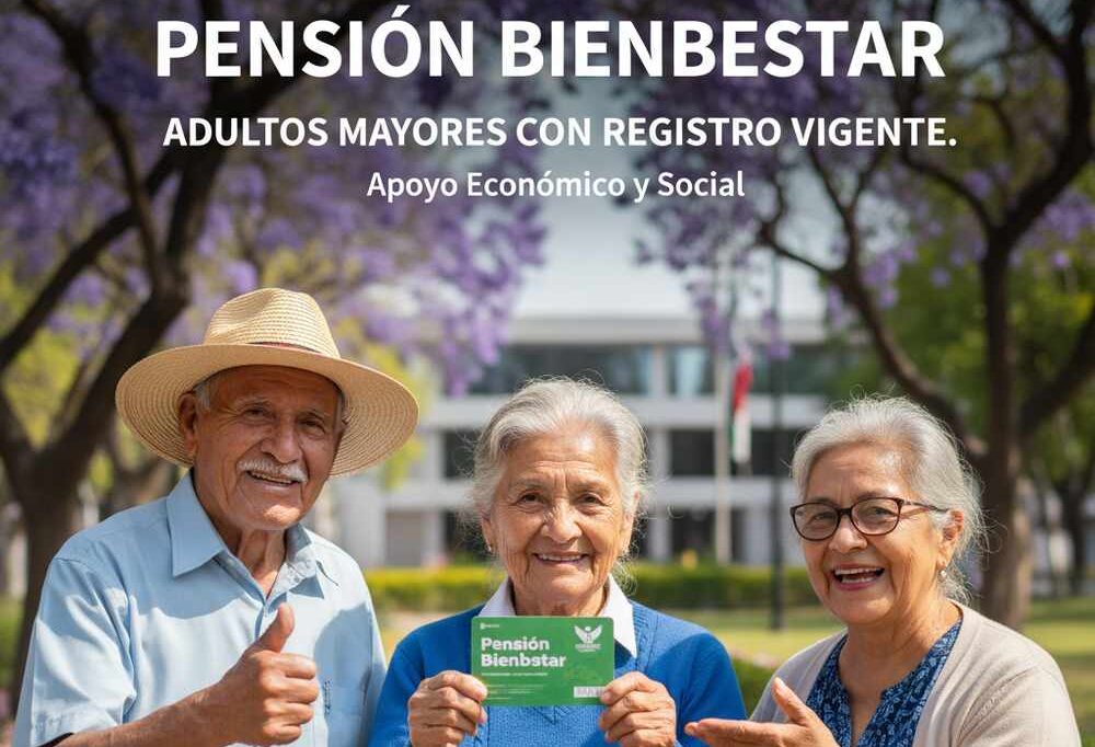 En este momento estás viendo Pensión Bienestar para adultos mayores con registro vigente